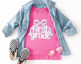 First Grade Kids Shirt, First Day of School Shirt, Back to School Shirt for Kid, Elementary Shirt, 1st Grade School Tee