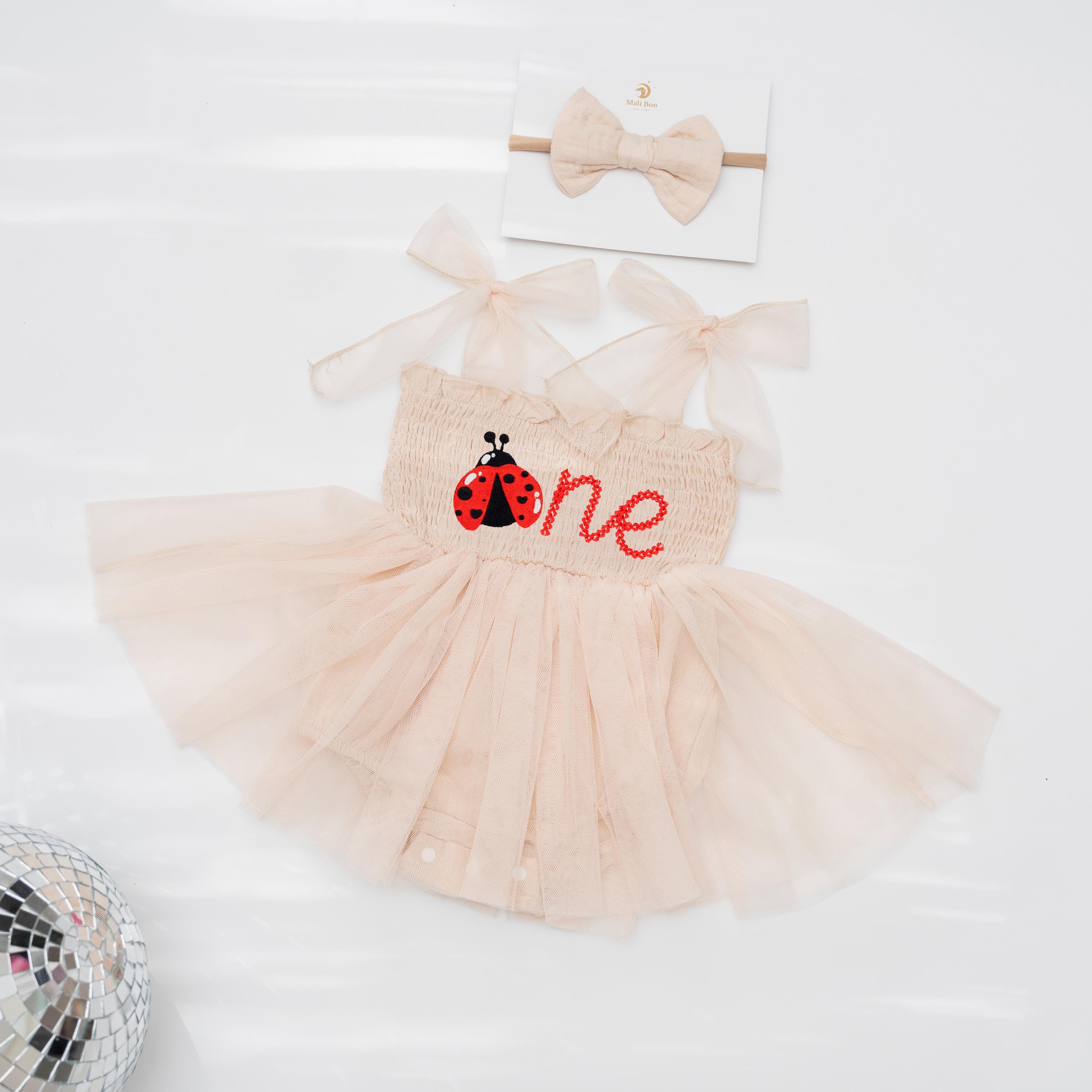 Ladybug First Birthday Outfit