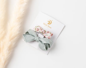 Baby Hair Clips, Hair Clips with Bow, Infant Bow Hair Clip, Kids Hair Accessories, Toddler Hair Clip Set, Baby Bow, Hair Clips for Girls