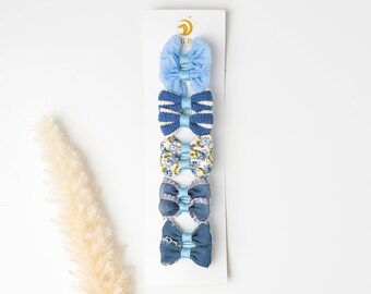 Małe spinki do włosów z kokardkami dla małych dziewczynek, Baby Bows Hai Clips, Prezent na Baby Shower, Akcesoria do włosów dla dzieci, Prezent dla małej dziewczynki, Kokardy do włosów