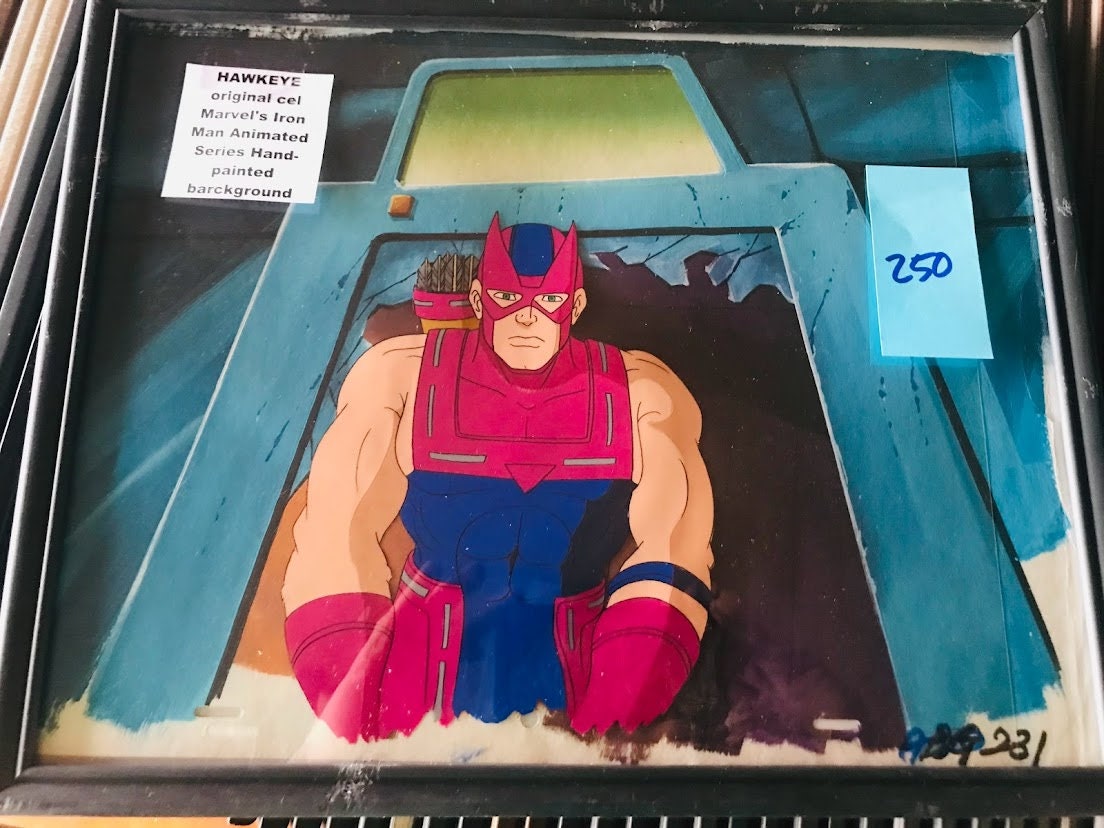 Marvel Hawkeye Animation Cel - Etsy