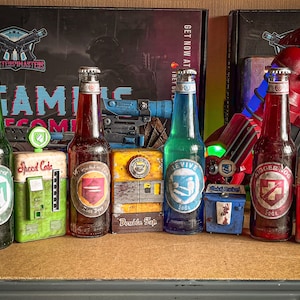 Call of Duty Zombies Réplicas de botellas Perk-a-Cola Juggernog Speed Cola Quick Revive Double Tap Root Beer COD Cola Battle-scarred