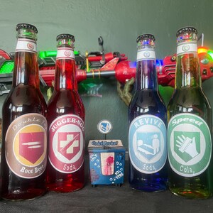 Call of Duty Zombies Réplicas de botellas Perk-a-Cola Juggernog Speed Cola Quick Revive Double Tap Root Beer COD Cola Clean