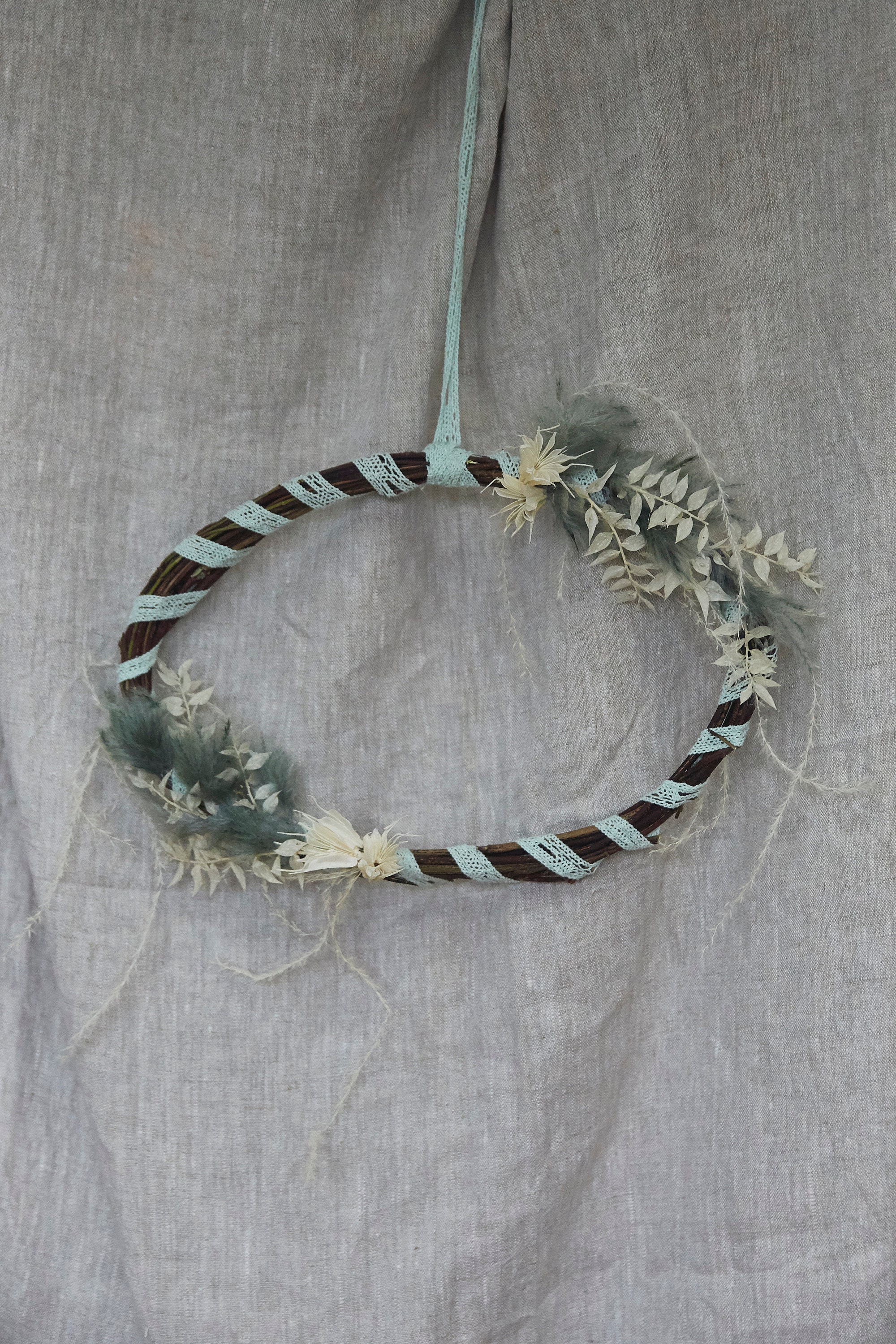 Couronne Murale Bleue