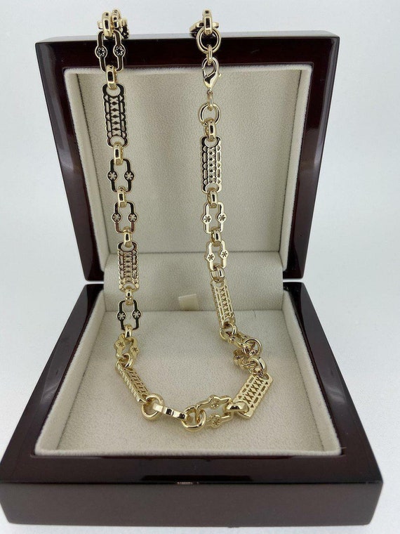 Stars and sale bars gold chain