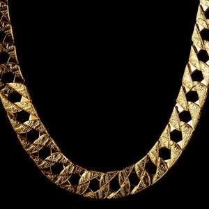 Gold Lizard Ornate Chaps Chain 26mm