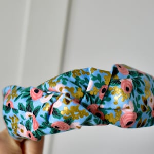 Headband, Top Knot Headband, Fabric Headband, Headband for Adults and Children-Rifle Co Fabric