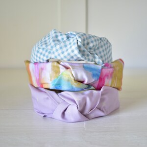 Headband, Top Knot Headband, Fabric Headband, Headband for Adults and Children