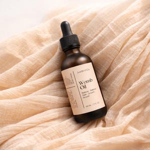 Womb Oil | Postpartum Belly and Body Oil | Botanical Abdominal Massage Oil