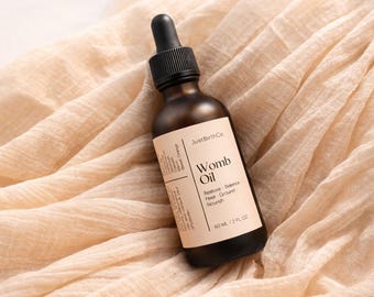 Aceite para la curación del útero / Aceite para masajes abdominales y corporales posparto: ritual de autocuidado para madres primerizas
