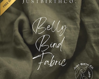 Postpartum buikband | Bengkung Navelwikkel + baarmoedergenezende olie add-on | Aanbevolen door Doula – JustBirthCo