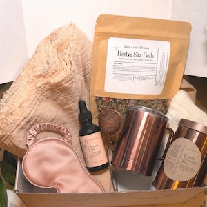 Postpartum Recovery Box | Bengkung Bind, Womb Oil, Sitz Bath, Tea