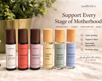 Pregnancy, Labor, Postpartum & Baby Essential Oil Roller Set
