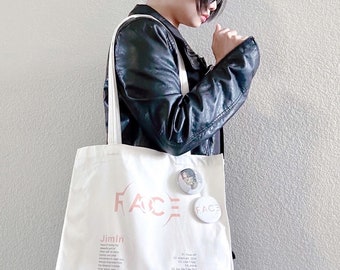 ❤️新品 BTS ジミン FACE 展示会 日本限定 ポーチ トートバッグ BTS ジミン展示会Jimin 日本限定❣️トートバッグ♡ピンク