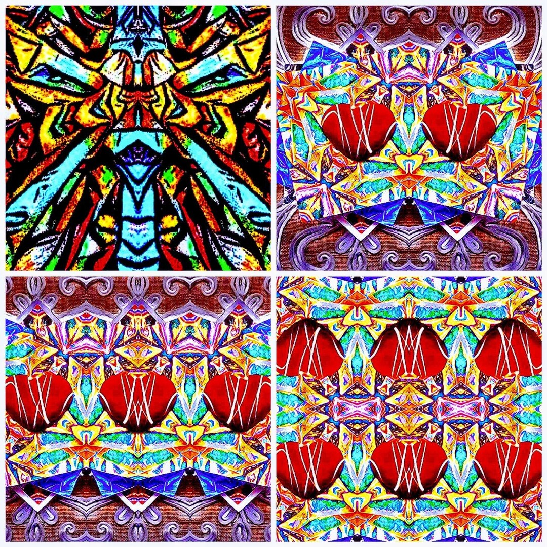 Origami Folding Craft Paper, Printable Art, Multicolored, Geometric