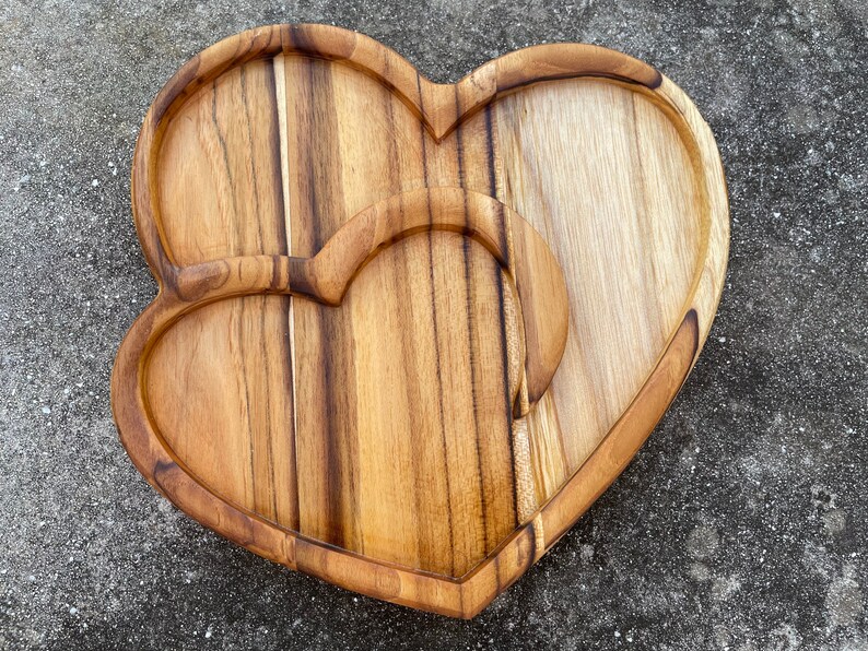 Heart Shaped Serving Tray Etsy