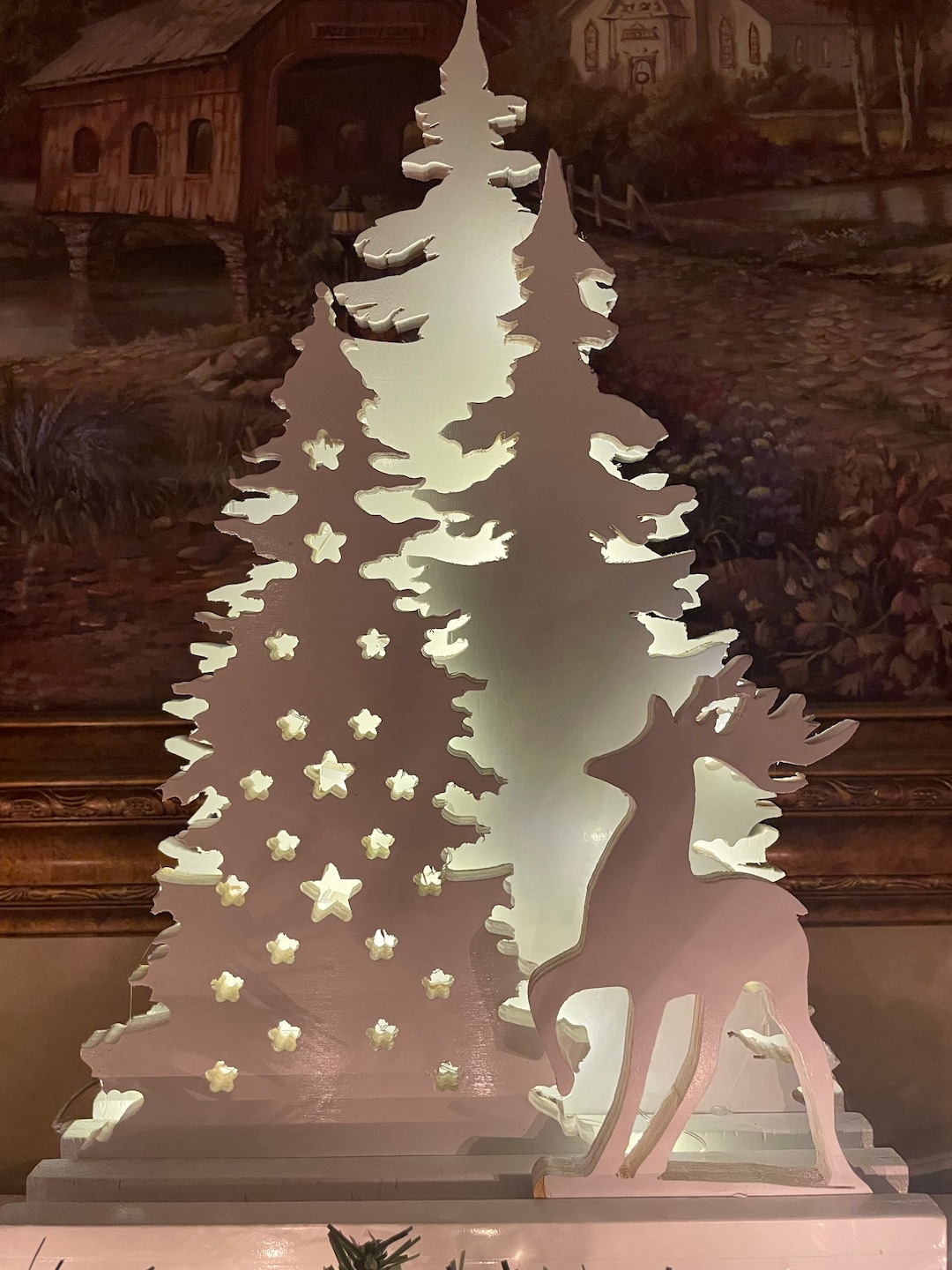 Light up Christmas Decor - Etsy