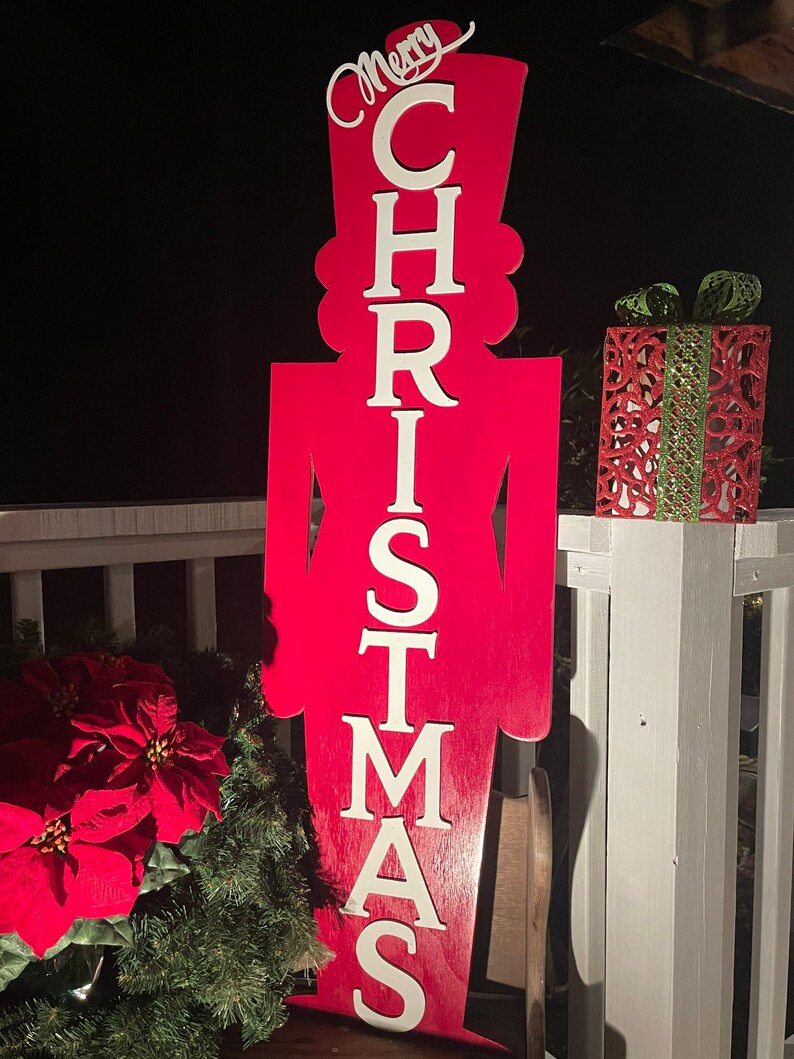 Nutcracker Porch Sign Etsy