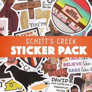 Schitts Creek Sticker Pack - Eww David - Funny Moira Quote Stickers - Alexis Quotes - Schitt Creek Gifts - Love This Journey For You Decal