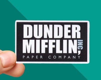 The Office Sticker - Dunder Mifflin Sticker - The Office Decal - Michael Scott Sticker - Funny - Dwight Sticker - Paper Company - Scranton