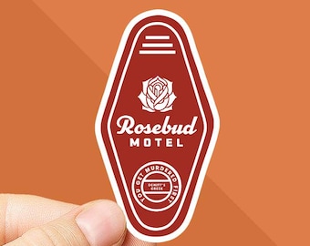 Schitts Creek Sticker: Rosebud Motel - You Get Murdered First Decal - Eww David  - David Rose Quote - Alexis Rose - Moira Rose - Catherine