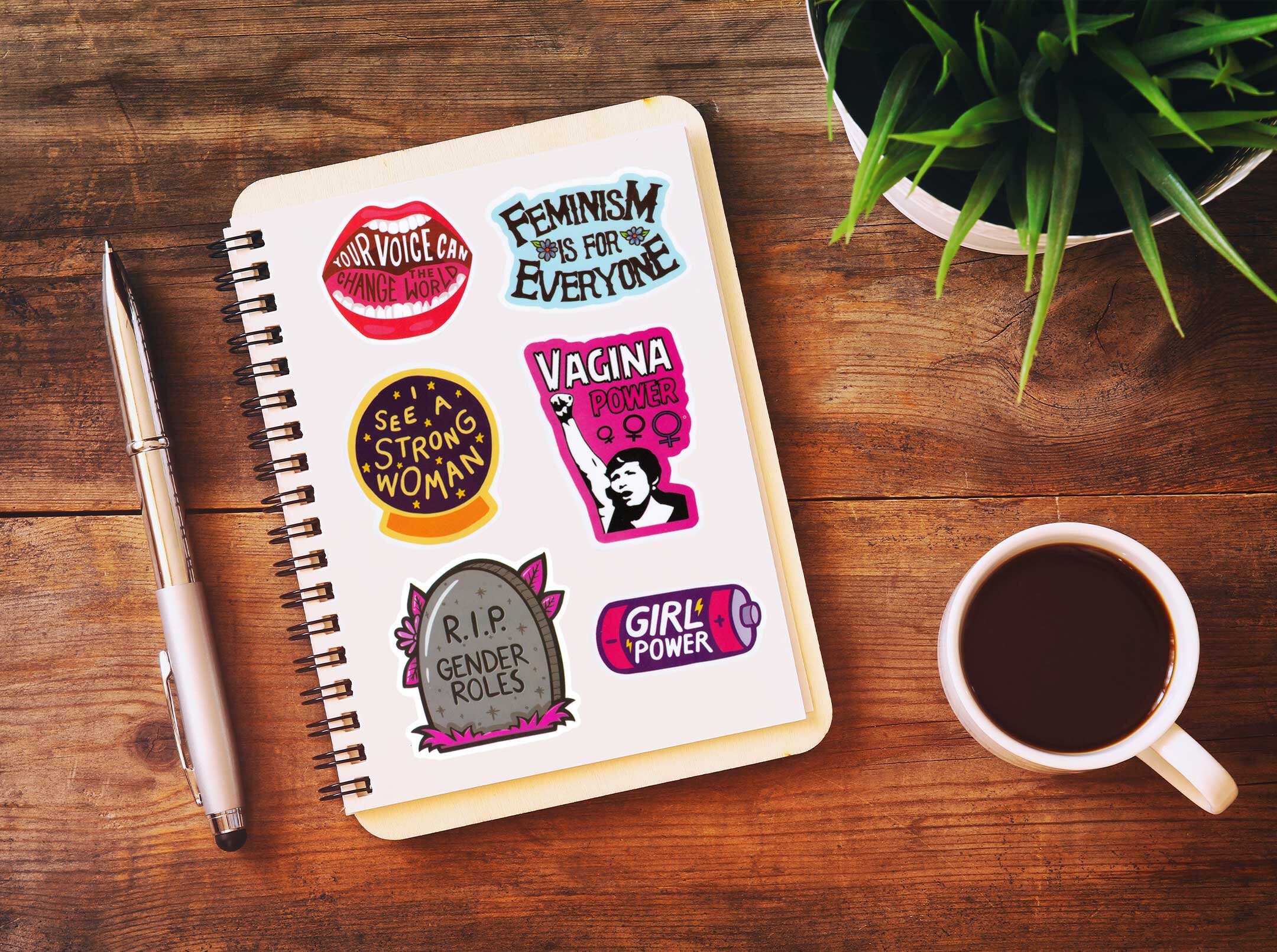 Womens Rights Sticker Pack - My Body My Choice -equality Stickers ...