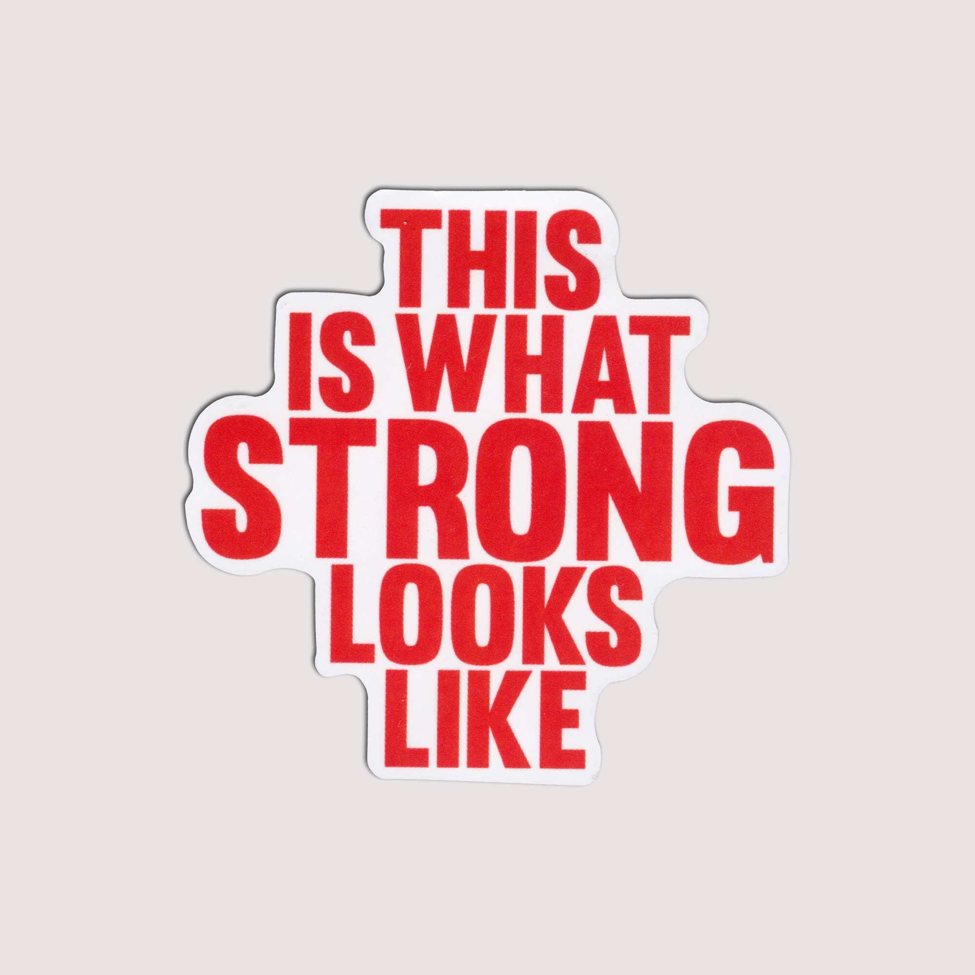 Getting Strong Stickers This is What Strong Looks Like Sticker - Workout Sticker - Gym Fitness ...