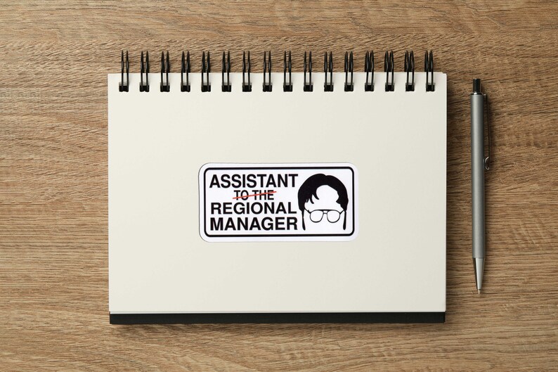 The Office Sticker: Assistant to the Regional Manager - Dwight Schrute ...