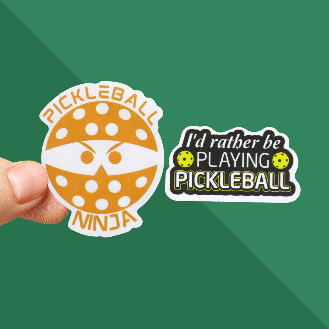 Pickleball Sticker Pack Pickleball Ninja Sticker I'd Etsy