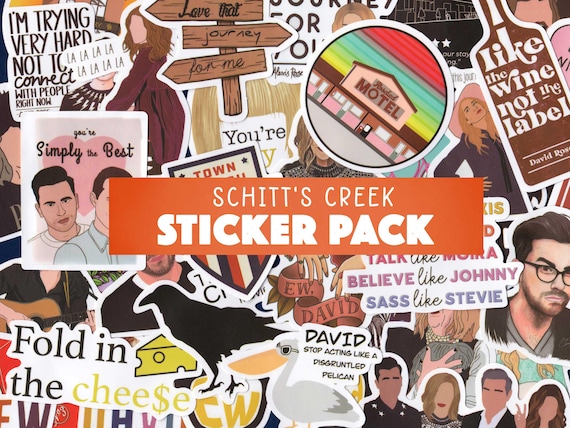 Schitts Creek Sticker Pack - Eww David - Funny Moira Quote Stickers - Alexis Quotes - Schitt Creek Gifts - Love This Journey For You Decal