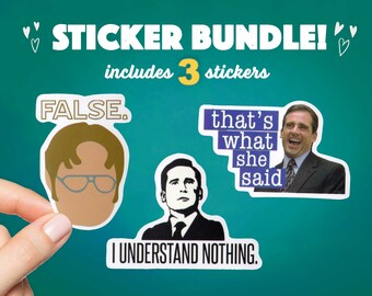 That&#39;s What She Said Sticker - The Office Stickers - False Dwight Schrute Sticker - Michael Scott The Office Stickers - Dunder Mifflin Decal