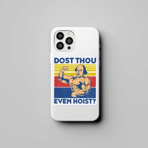 Funny Gym Sticker: Dost Thou Even Hoist - Lifting Sticker - Bodybuilding Sticker - Gains - Workout Sticker - Weightlifting - Crossfit Vinyl afbeelding 2