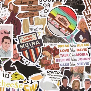 Schitts Creek Sticker Pack - Funny Moira Quote Stickers - Alexis Quotes - Eww David Decals - Schitt Creek Gifts - Love This Journey For You