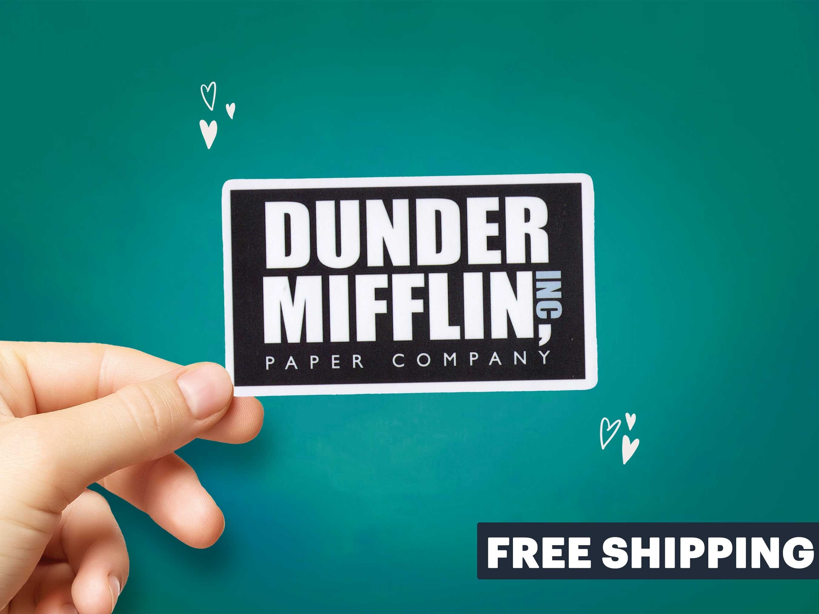  Dunder Mifflin Paper Company Logo Sticker Decal (The