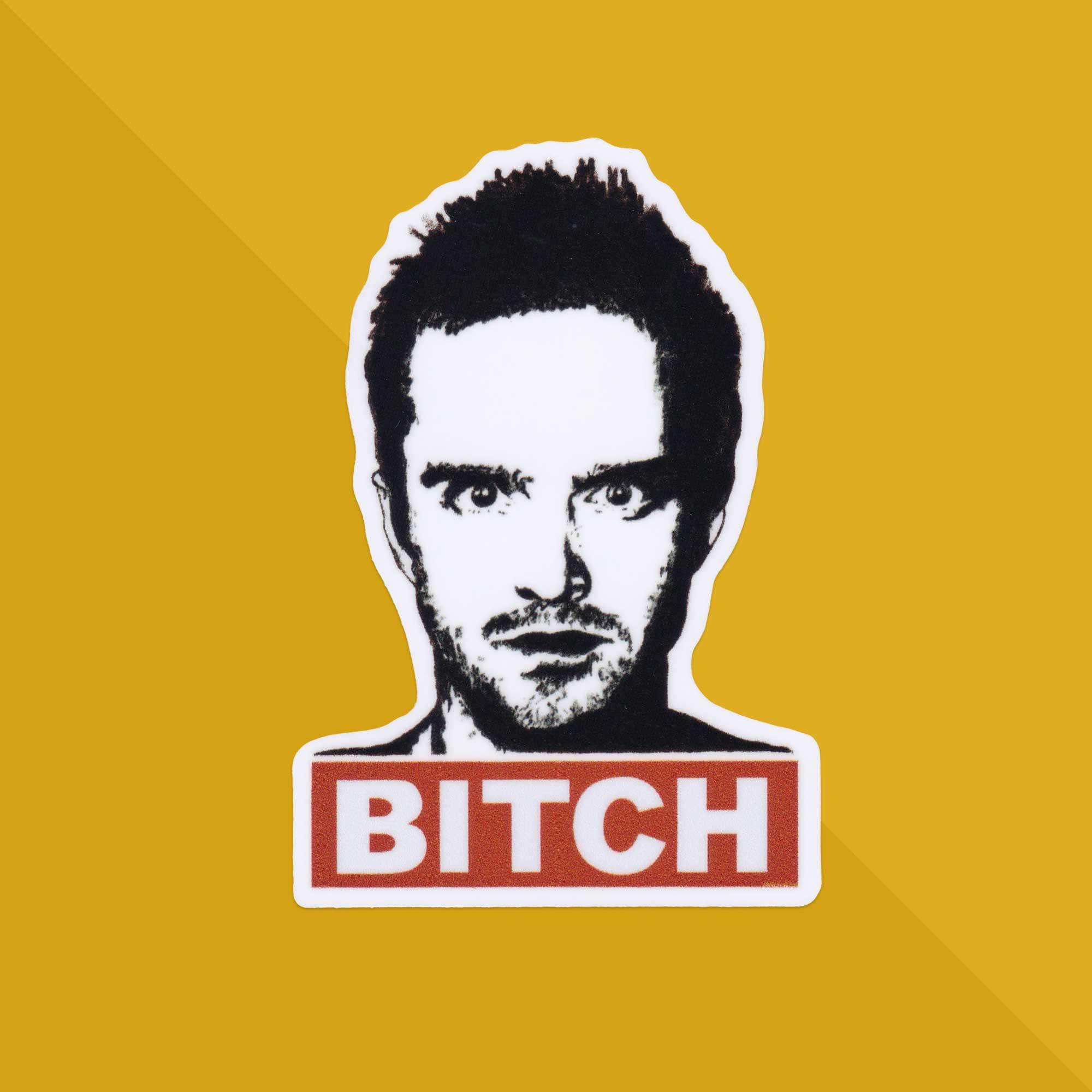 Breaking Bad Sticker: Jesse Pinkman - Bitch Sticker - Breaking Bad