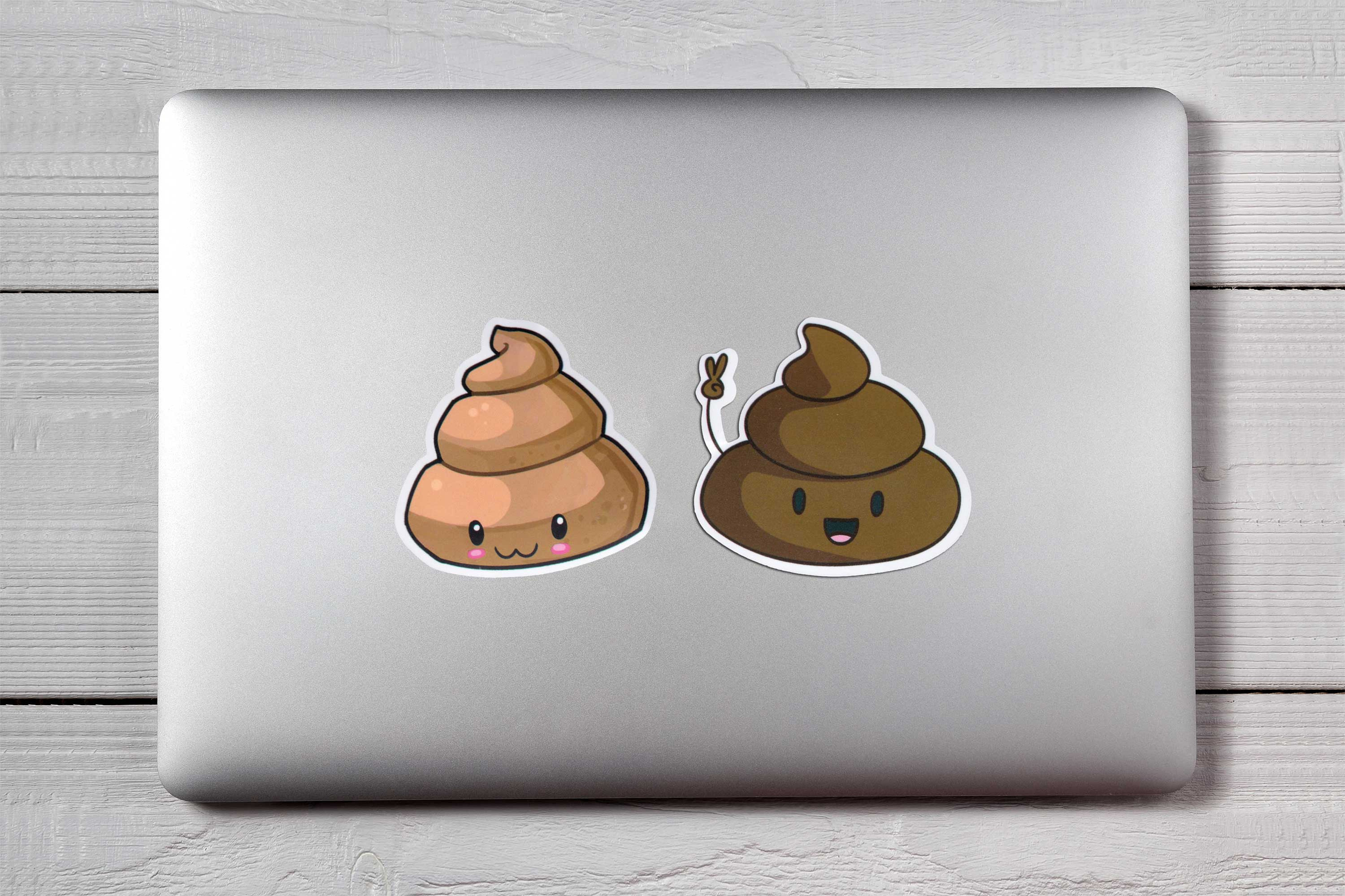 Poop Emoji Sticker Pack - Funny Poop Sticker - Novelty - Potty Humor ...