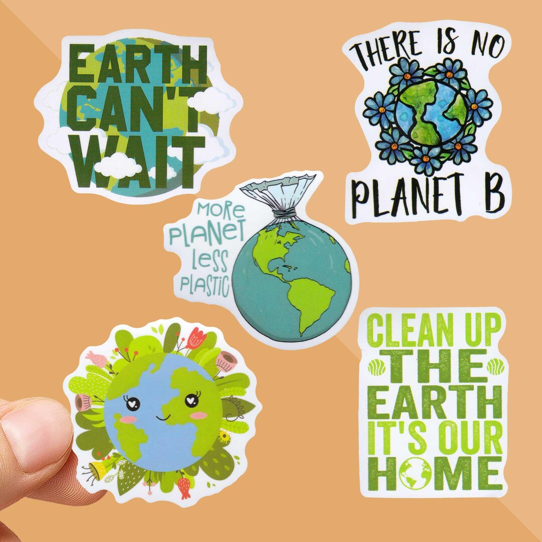 Earth Day Sticker Pack - Every Day is Earth Day Sticker - No More ...