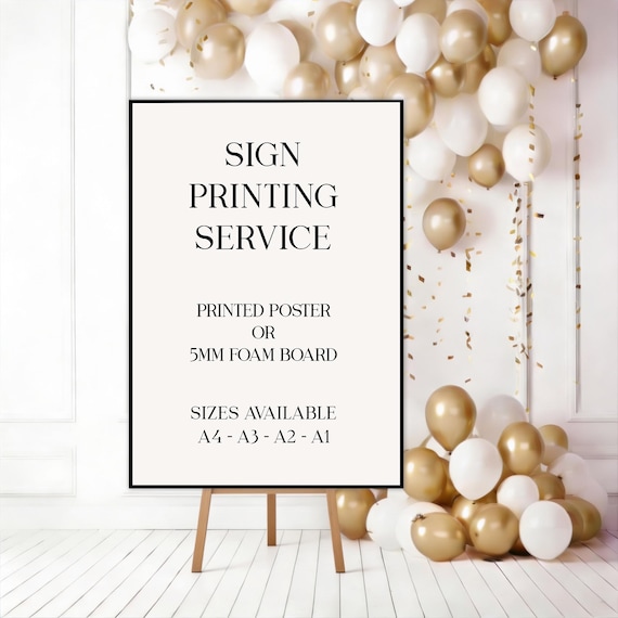 Custom Event Sign Printing | Welcome Sign, Foam Board & Poster