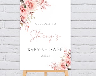 Personalised Baby Shower Banner | Baby Shower Party Supplies