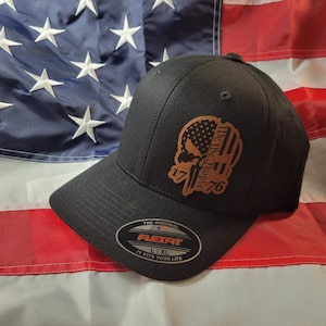 We the people 1776 2a leather patch hat New Free shipping punisher we the people FLEXFIT