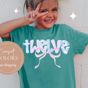 12th Birthday Girl Shirt Pink Bow Comfort Colors Shirt 12th Birthday Gift Twelve Birthday Shirt for Girl 12 Year Old Birthday Shirt Coquette