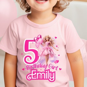 Mermaid barbie birthday shirt discount