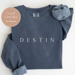 Destin Shirt, Comfort Colors Destin Florida Shirt, Destin gift Beach Group Shirts Travel Gift Destin Tee Comfort Colors Destin FL Sweatshirt