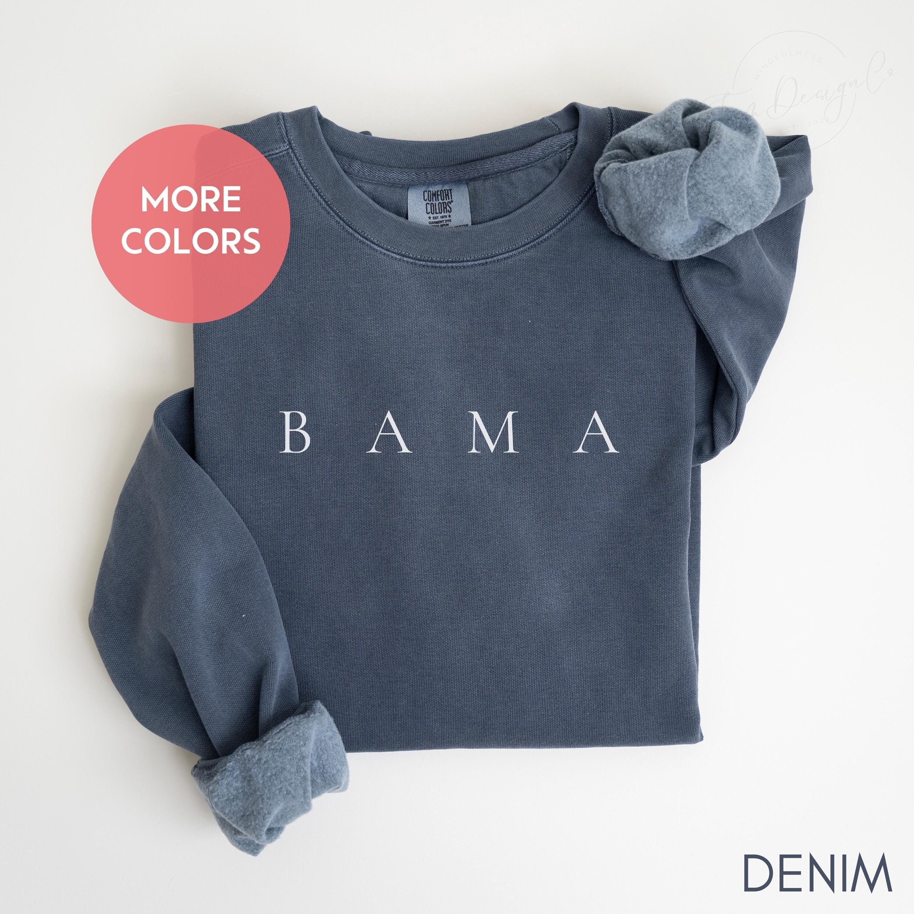 Bama Sweatshirt Bama Shirts Bama Football Shirt College Sweatshirt Bama Sweatshirt Womens Comfort Color Bama Gameday Crewneck Bama Game Day