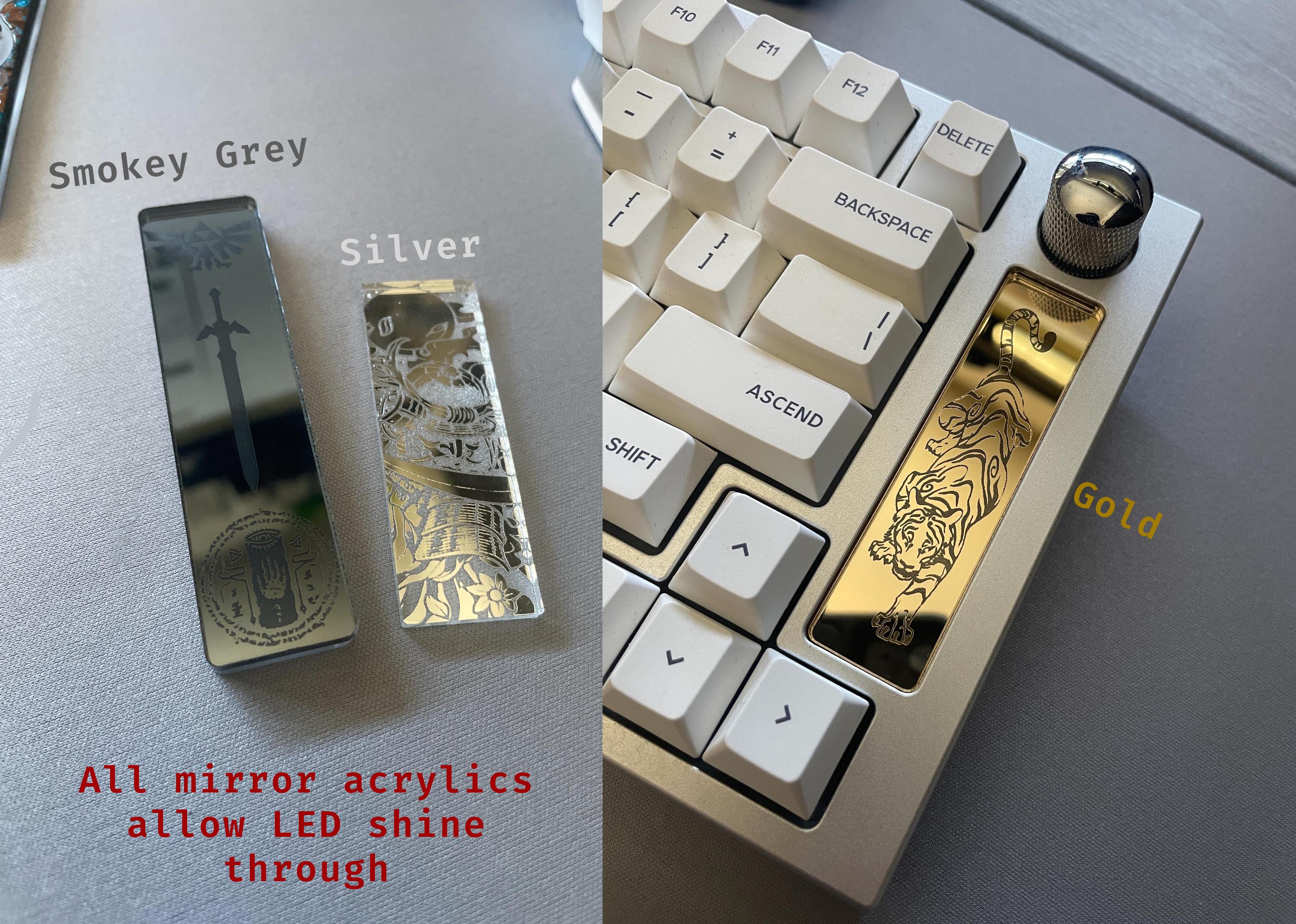 Custom Keyboard Badge – (acrylic/aluminum/brass/steel) for Mechanical ...