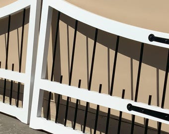 Aluminum driveway gate, 16&#39; wide Scottish Manor Style. DIY installs.  Powder coat finish