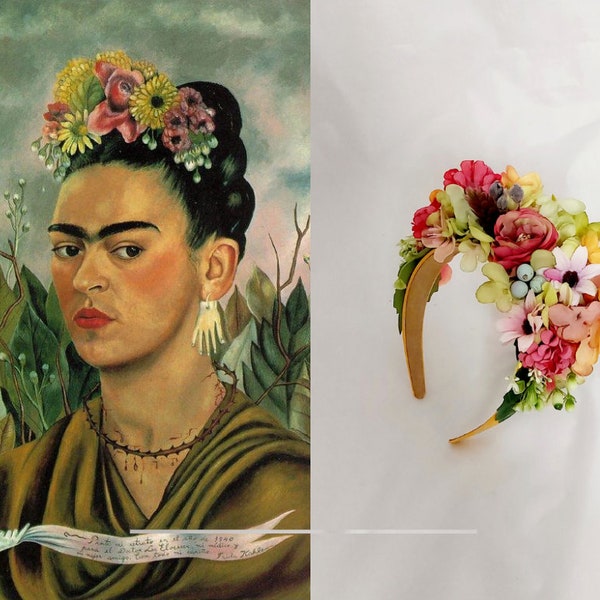 Frida Kahlo Kopfschmuck nach ihrem Selbstporträt