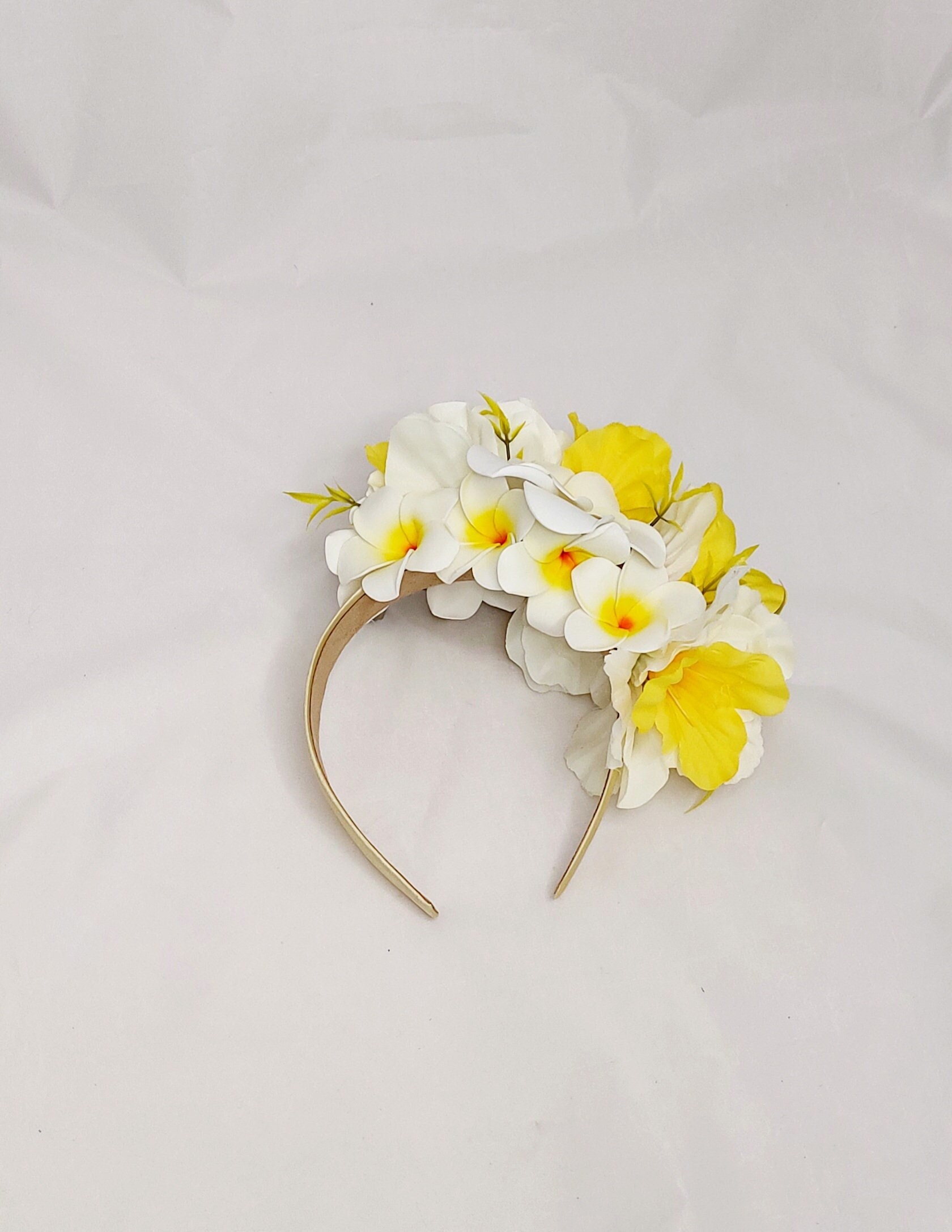 Smiffys Hawaiianische Blumenkrone – Rot Mit Schleife, Einheitsgröße, Für Partys & Kostüme