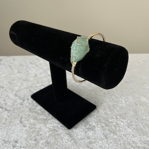 Raw Flourite Cuff Bracelet, Gemstone Bracelet, Women’s Bracelet, Gift For Her