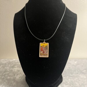 The Empress Tarot Necklace, Dainty Tarot Card Necklace, Gift For Her
